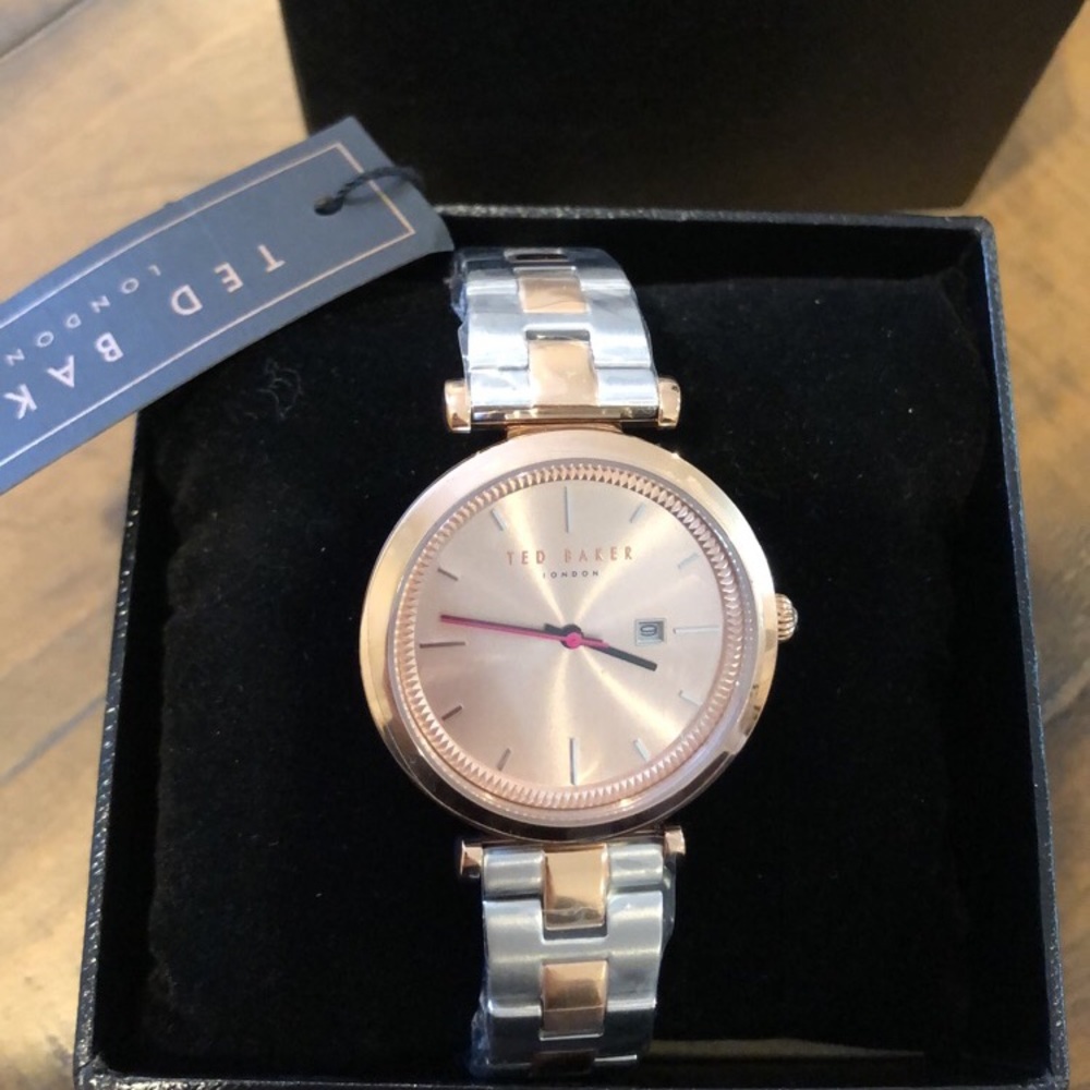 Ted Baker rose gold two tone watch! Brand new